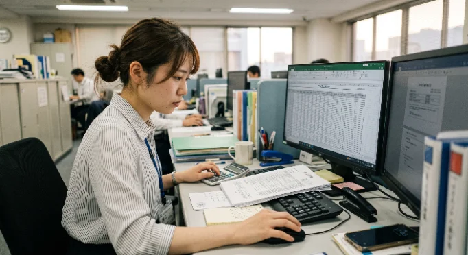 同じ作業を何度も繰り返している